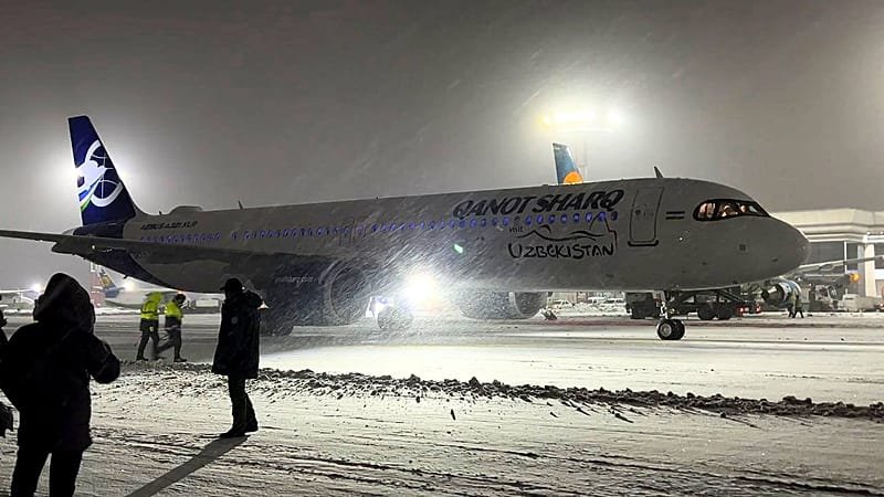 Qanot Sharq Airbus A321neo XLR aircraft