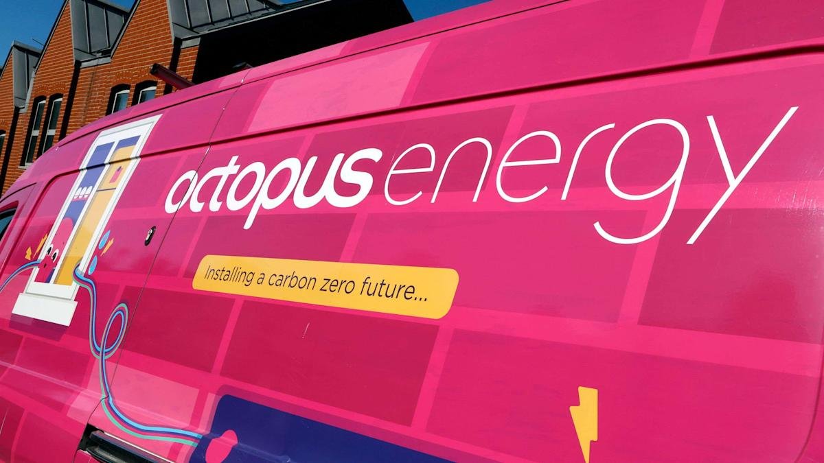 London cityscape with Kraken logo