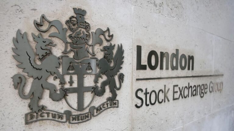 FTSE 100 index record high graph