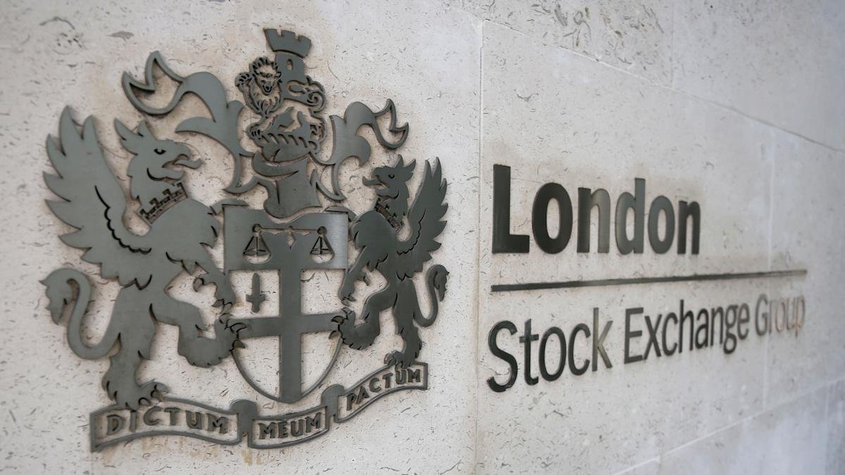 FTSE 100 index record high graph