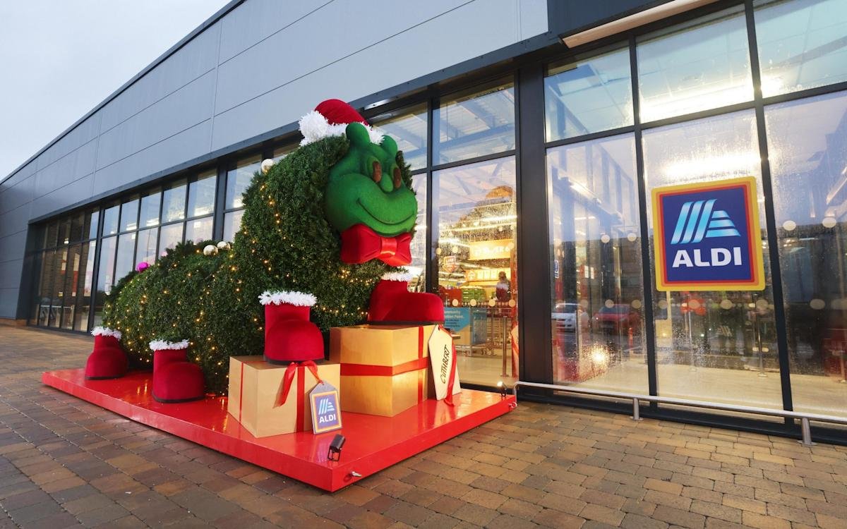 Aldi supermarket record christmas sales