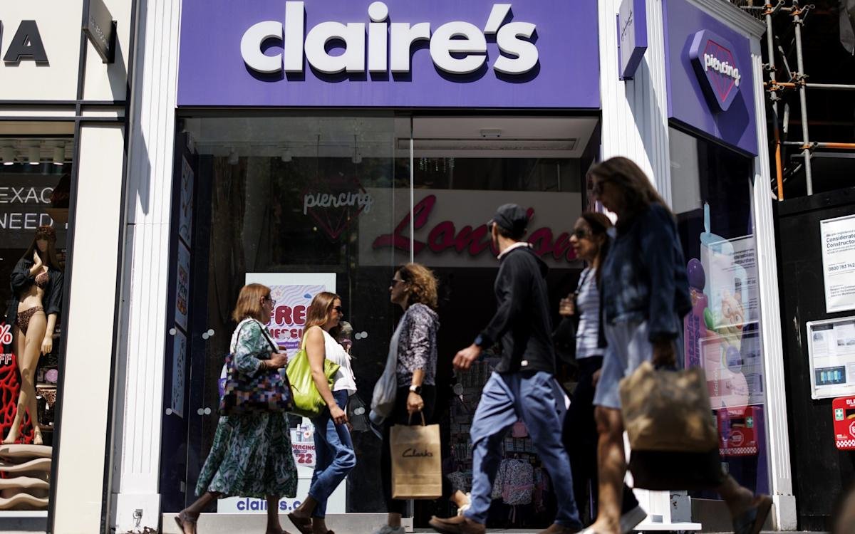 Claire's store closure due to tax raid