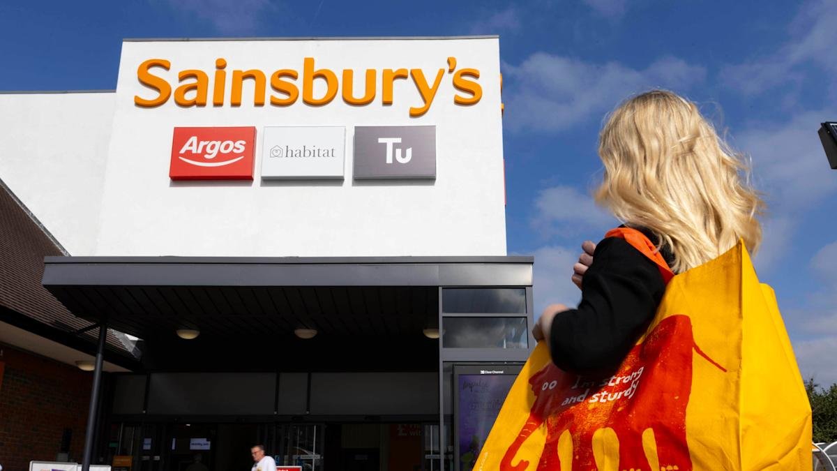 sainsbury's festive grocery sales sparkle