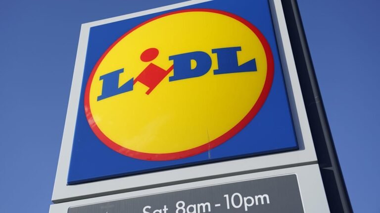 Lidl store with record-breaking christmas sales