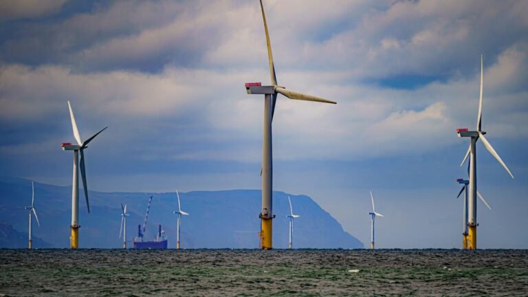 Offshore wind turbines in the UK